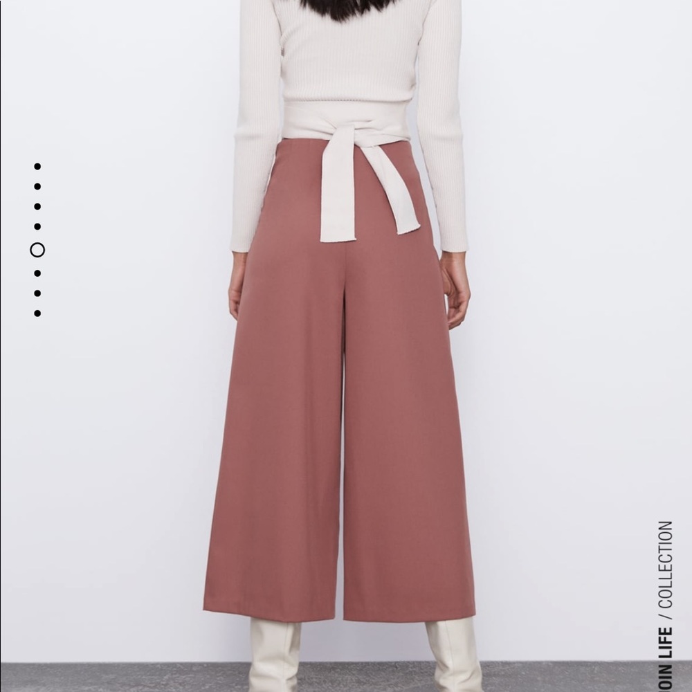 Zara high waisted pleated pants Bloggers fav - Picture 6 of 8